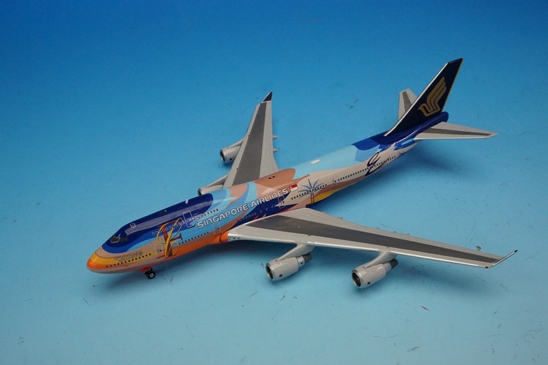1/400 B747-400 ���󥬥ݡ��� �ȥ��ԥ���ᥬ�ȥå� 9V-SPL ��10703�� �ե��˥å���/���