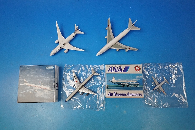 1/600 DC-8-62 JAL JA8031 ビッカースバイカウント ANA G-ABKJ B747