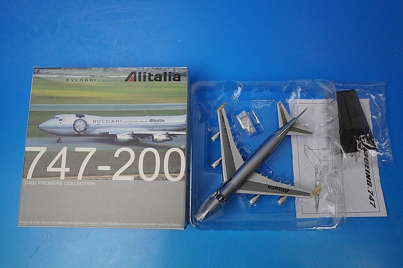 herpa アリタリア航空 1/500 B747-200 Bulgari塗装 1/500 B747