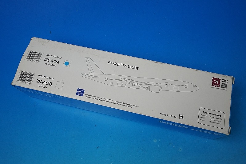 1/200 B777-200ER ���������� AL-QURAIN 9K-AOA ��0137] �ۡ�����/���