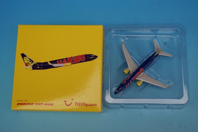 1/500 B737-800 Tuifly Haribo Goldbair �ϥ�ܡ�������ɥ٥� D-AHFM ��505031�� �إ��/���