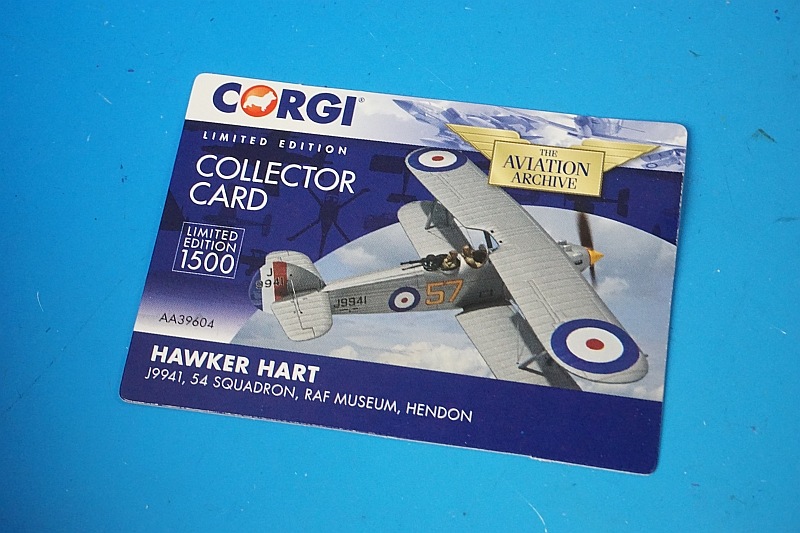 1/72 ホーカーハート 第54飛行隊 英空軍博物館所蔵機 [AA39604