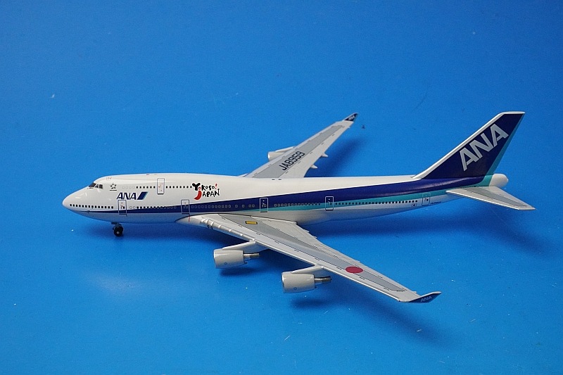 1/400 B747-400 ANA Yokoso!JAPAN GOAL!GOAL!GOAL JA8962 JA8959 ��2004-006�� �ӥå��С���/���