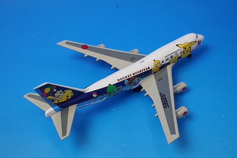 1/400 B747-400 ANA ポケモンジェット JA8965 [19745] 全日空商事/中古