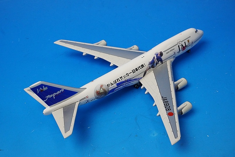 1/400 B747-400 JAL ����Ф쥵�å���������ɽ JA8908 �ɥ饴��/���
