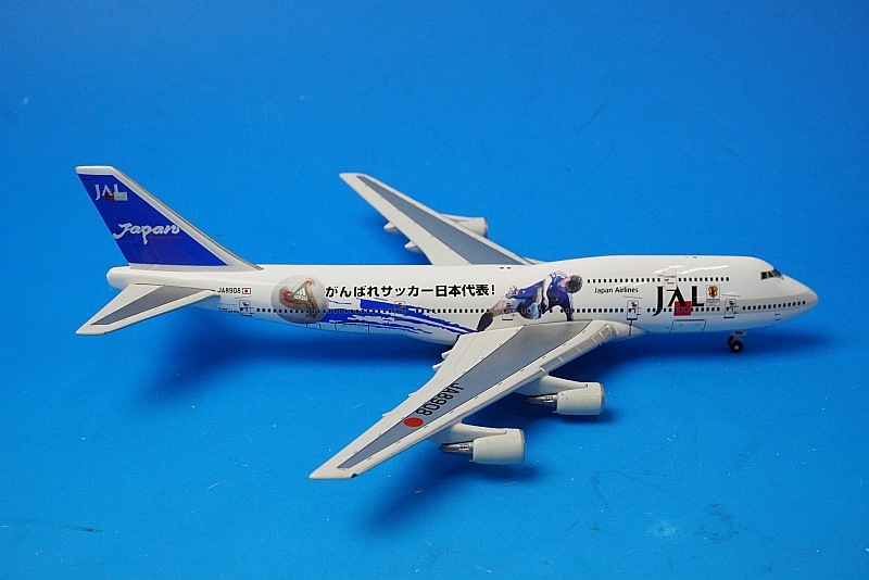 1/400 B747-400 JAL ����Ф쥵�å���������ɽ JA8908 �ɥ饴��/���