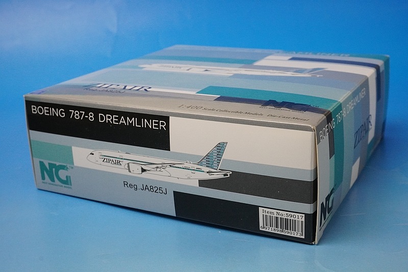 1/400 B787-8 ZIPAIR ジップエア 新塗装 主翼地上姿勢 JA825J [59017
