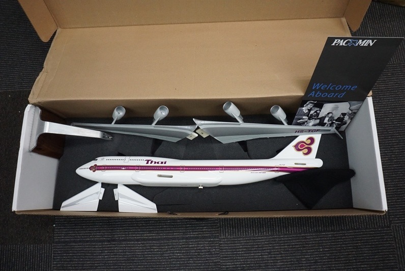 1/100 B747-400 ���� HS-TGF �ѥå��ߥ�/���