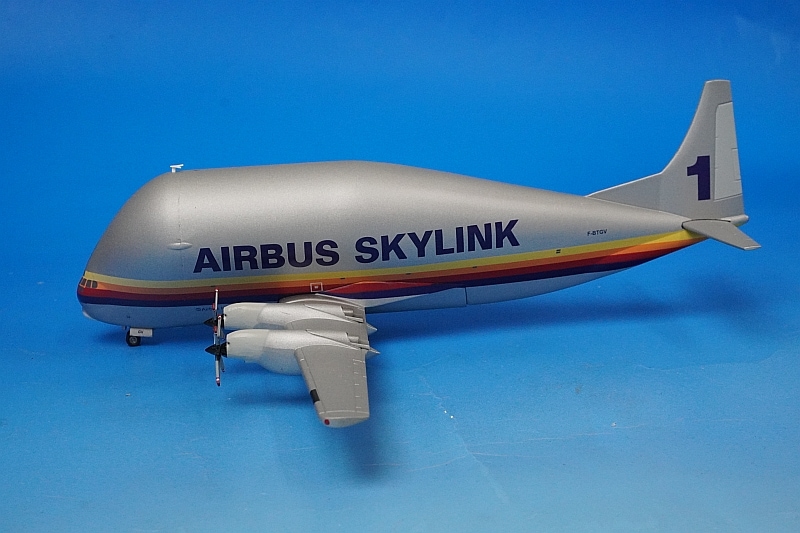 スーパーグッピー Aviationtag 青色 Super Guppy Edition 1:400 Modell + Schlüsselanhänger