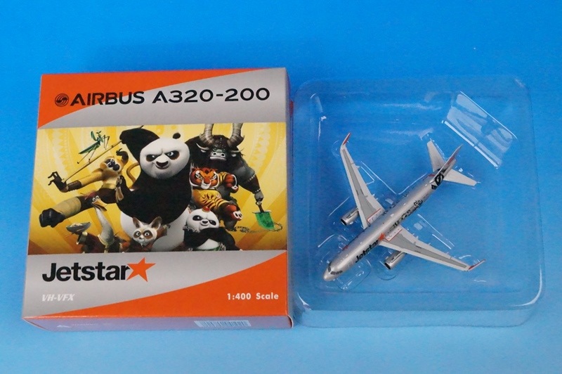 Jetstar A320-200 VH-VFX 「カンフーパンダ」1:400 1/400 A320-200 ジェットスター カンフーパンダ3 VH-VFX [04102