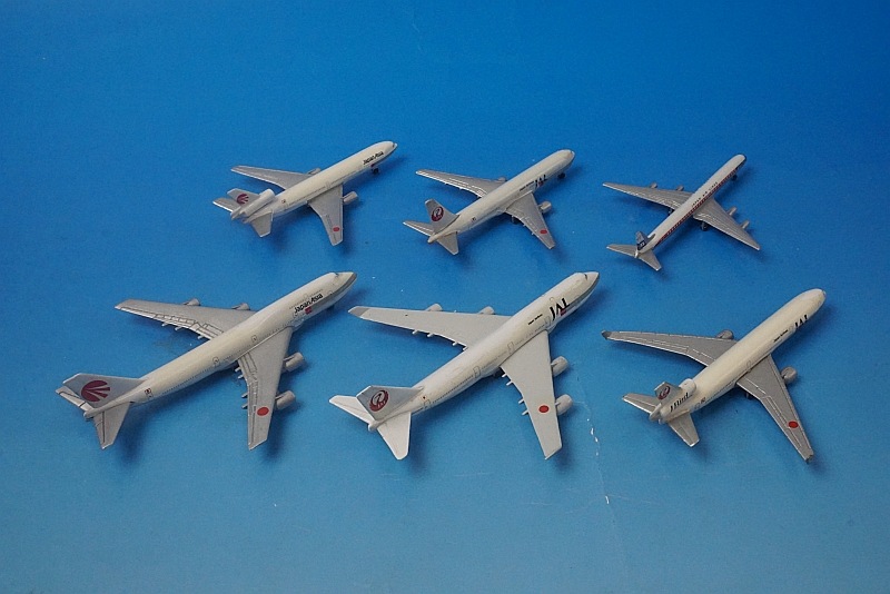 1/600 B747-400 JAL ���������/MD-11 JAL/B747-300 ���ܥ������ʤ� �ޤȤ��6�����å� ����Х�/���