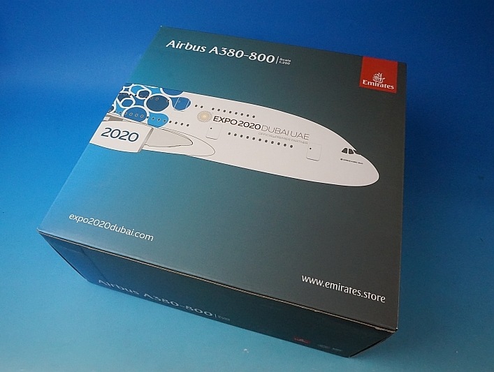 エミレーツ航空A380 EXPO2020限定バージョン/青色デザイン Blue Emirates Airbus A380-800 A6-EOC Expo 2020 Gemini
