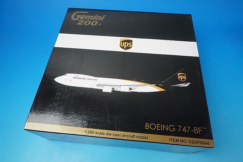1/200 B747-8F UPS ユナイテッドパーセル N605UP [G2UPS644] ジェミニ