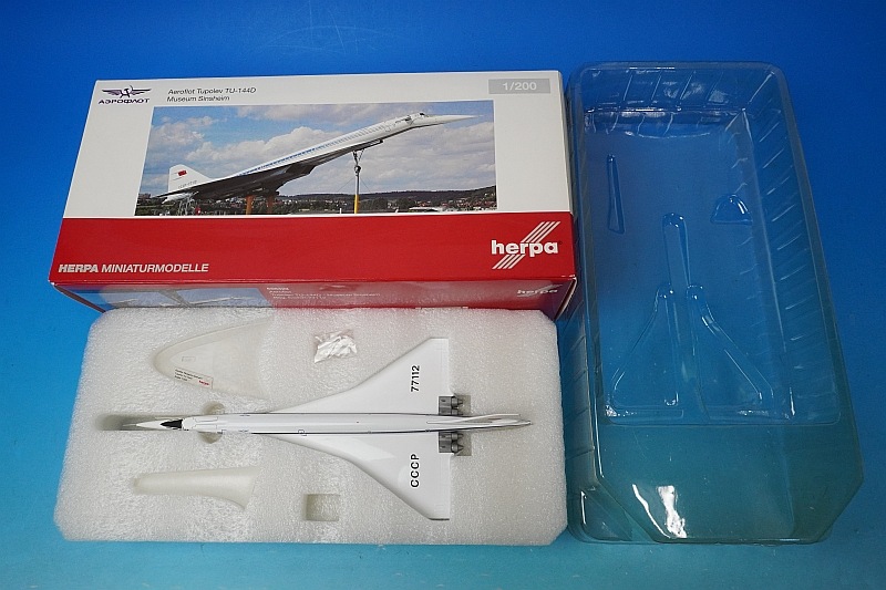 1/200 �ĥݥ�� TU-144D �������ե����� ���ӥ��ȹҶ����� �ʥ��󥹥ϥ�����̵�����ʪ����¸���� CCCP-77112 [556323] �إ��/���
