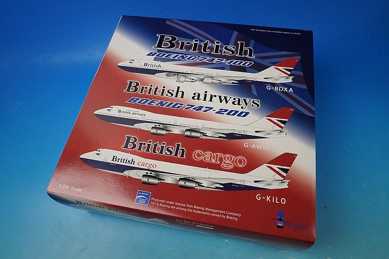 1/200 B747-200 �֥�ƥ��å���  G-BDXA [IF742300] ����ե饤��/���