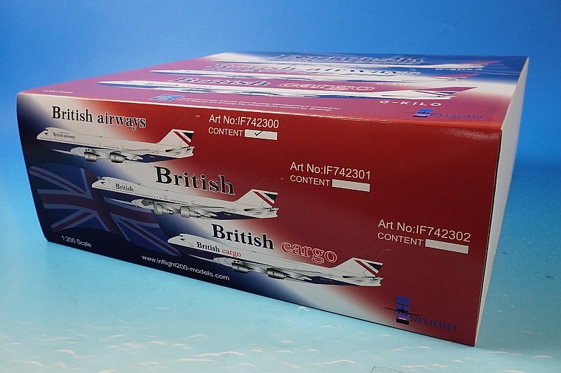 1/200 B747-200 �֥�ƥ��å���  G-BDXA [IF742300] ����ե饤��/���