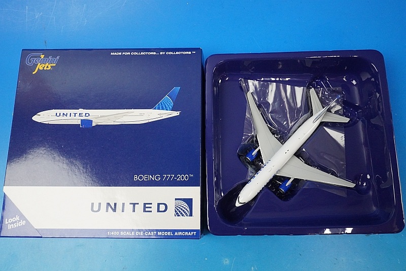 ユナイテッド航空 B777-200 1:400 ジェミニジェッツ GJUAL1939 GEMINI JETS UNITED / ユナイテッド航空 B777-200