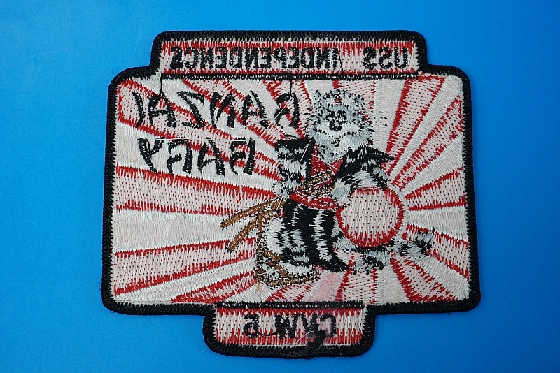 ワッペン USN アメリカ海軍 BANZAI BABY トムキャット CVW-5/第5空母