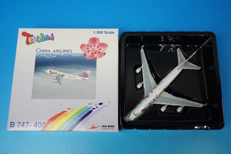 1/500 B747-400 ���㥤�� Touch Your Heart Taiwan B-18209 �ӥå��С���/���