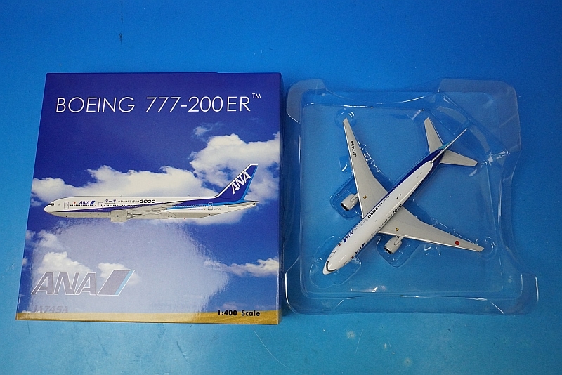 航空機・ヘリコプター ANA B777-200ER JA745A 1/400 1/400 B777-200ER ANA 心をひとつに！！行こう 2020 JA745A
