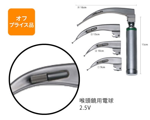 咽頭鏡セット 咽頭鏡 通販 - アスクル