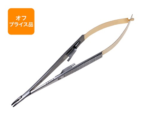 オフプライス品】T/C マイクロ・カストロ持針器（曲） | セール商品,持