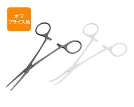 【オフプライス品】止血鉗子 コッヘル (有鈎)18cm 直