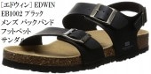 EDWIN  (エドウィン)   EB-1002 フットベット サンダル  バックバンド 人気モデル スポーツサンダル メンズ|サンダル|メンズ