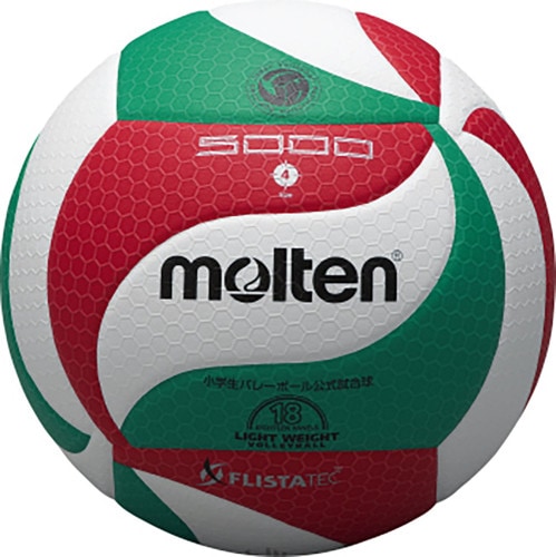 モルテン(Molten) V4M5000L フリステック4ゴウ18マイケイリョウ フリスタテック 軽量バレーボール4号(全日本小学生大会公式試合球)|スポーツ|ブランド