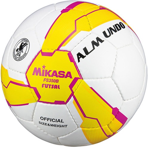 ミカサ(MIKASA) FS350BYP フットサル3ゴウテヌイ＿ケンテイキュウキ／PNK フットサルALMUNDO 検定球 3号|スポーツ|ブランド