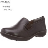 (マドラスモデロ)DML7102 madras MODELLO レディス 本革スリッポンカジュアルシューズ 日本人の足型にフィットするソフトオブリーク|レディス