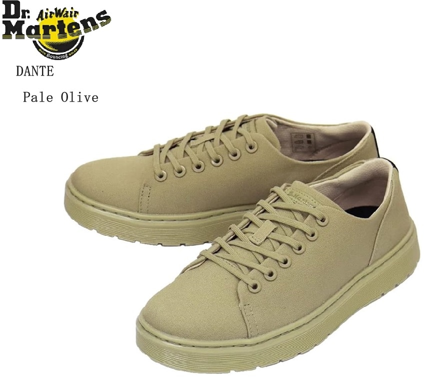 カジュアル【Dr.Martens】ブルックライン キャンバス シューズ Dr.Martens(ドクターマーチン)30821358 DANTE 6ホール