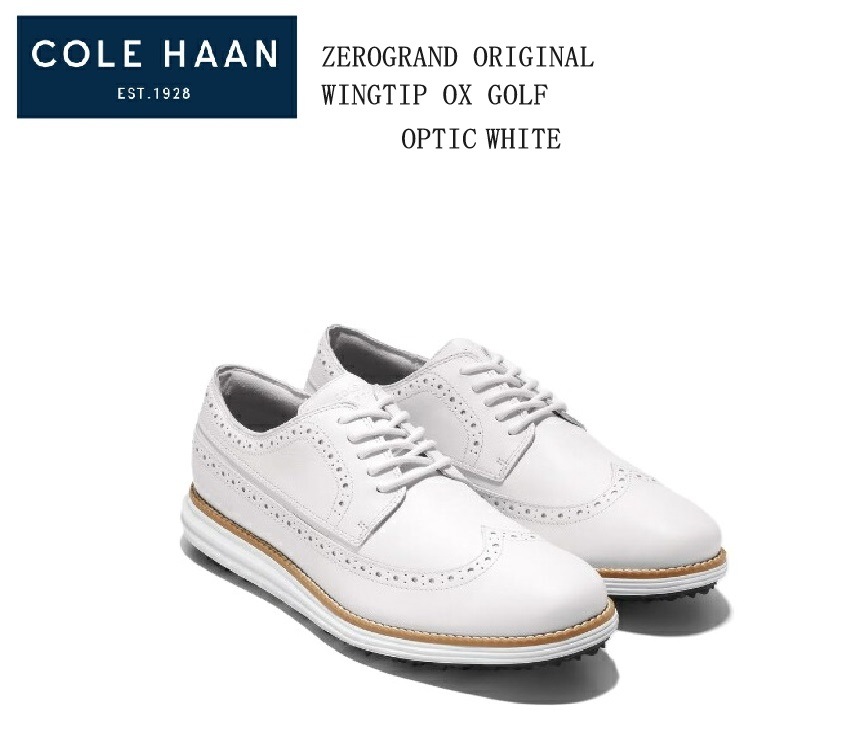 【COLE HAAN】コールハーン ZERO GRAND 10/27.5cm美品 Cole Haan(コールハーン)ZERO GRAND ORIGINAL WINGTIP OX GOLF