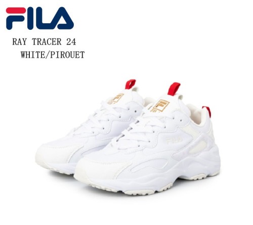 FILA (フィラ)RAY TRACER 24 WSS24024 レディス 厚底カジュアルスニーカー 特徴的な厚底デザインを採用しておりスタイリッシュな外観と卓越したクッション性を実現 通学にも最適|
