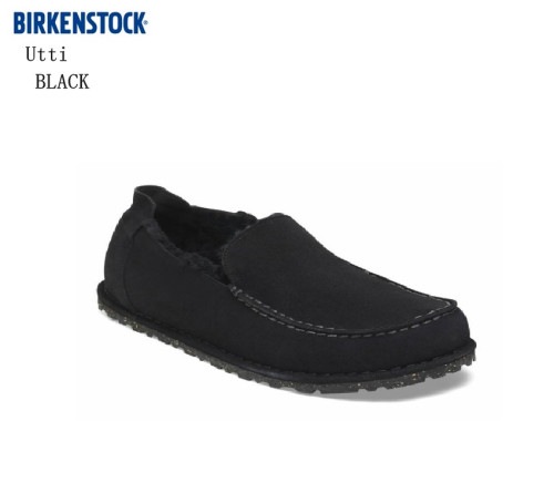 ビルケンシュトック (BIRKENSTOCK)Utti 1025176 ムートン モカシン [レギュラー 通常幅]  メンズ カジュアルモカシンスリッポンシューズ   上質なスエードのアッパーにライニ