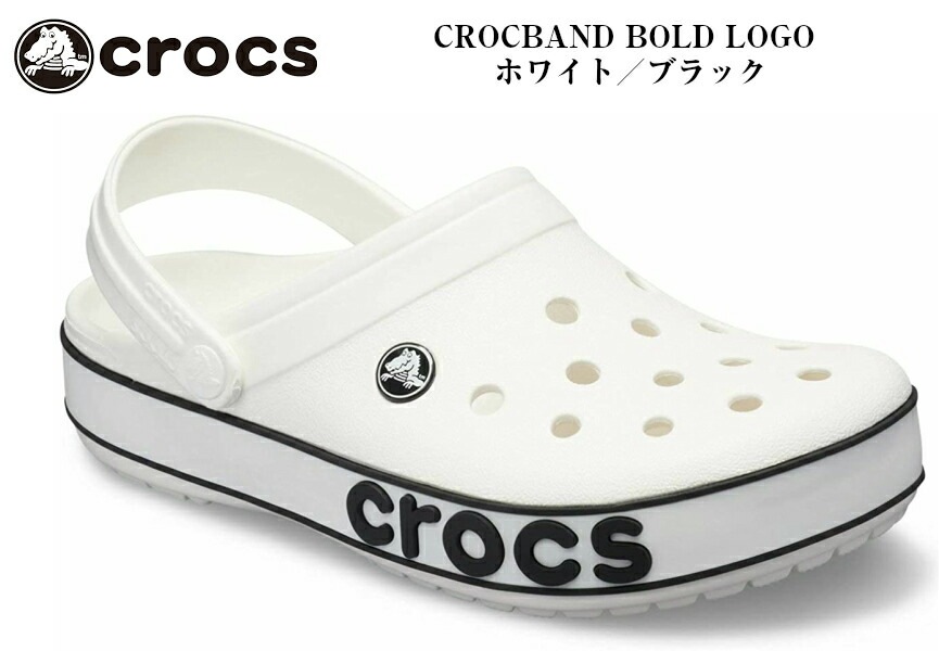 (å)CROCBAND BOLD LOGO CLOG crocs åХ ܡɥ å 206021 ӥåǥо  ǥ