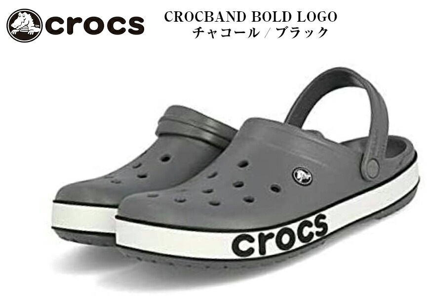 (å)CROCBAND BOLD LOGO CLOG crocs åХ ܡɥ å 206021 ӥåǥо  ǥ