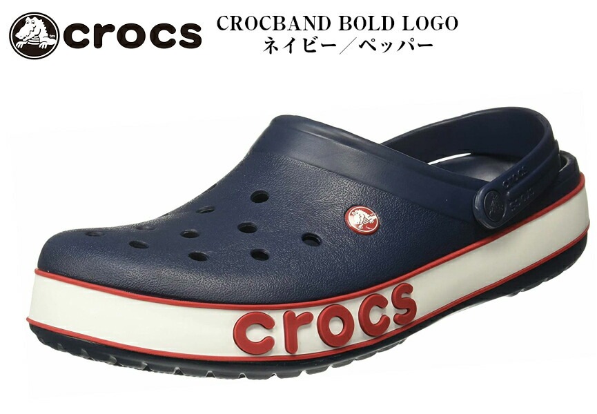 (å)CROCBAND BOLD LOGO CLOG crocs åХ ܡɥ å 206021 ӥåǥо  ǥ