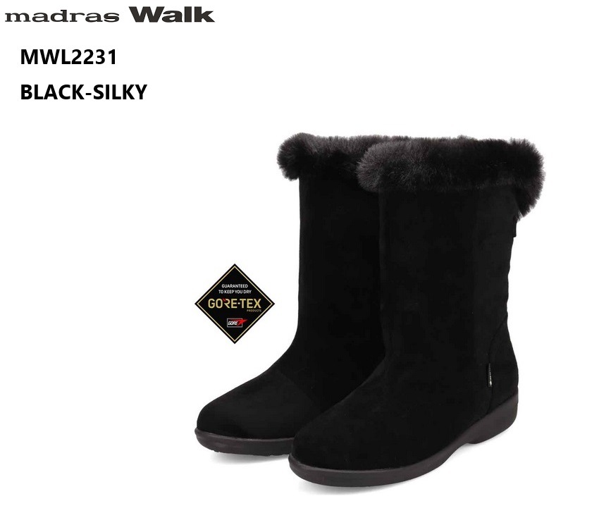 (�ޥɥ饹��������)MWL2231 madras Walk GORE-TEX ��ǥ��� ����4E �ߥɥ륫�åȥե��������奢��֡���  �ɿ� Ʃ����ǽ���ܳ�Ū�ʵ�ǽ ΢�Ϥ˥��եȤ��Ȥ��ʥե����Ǻ���ۤ����ߥɥ��֡���