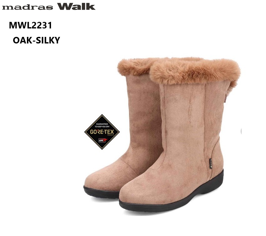(�ޥɥ饹��������)MWL2231 madras Walk GORE-TEX ��ǥ��� ����4E �ߥɥ륫�åȥե��������奢��֡���  �ɿ� Ʃ����ǽ���ܳ�Ū�ʵ�ǽ ΢�Ϥ˥��եȤ��Ȥ��ʥե����Ǻ���ۤ����ߥɥ��֡���