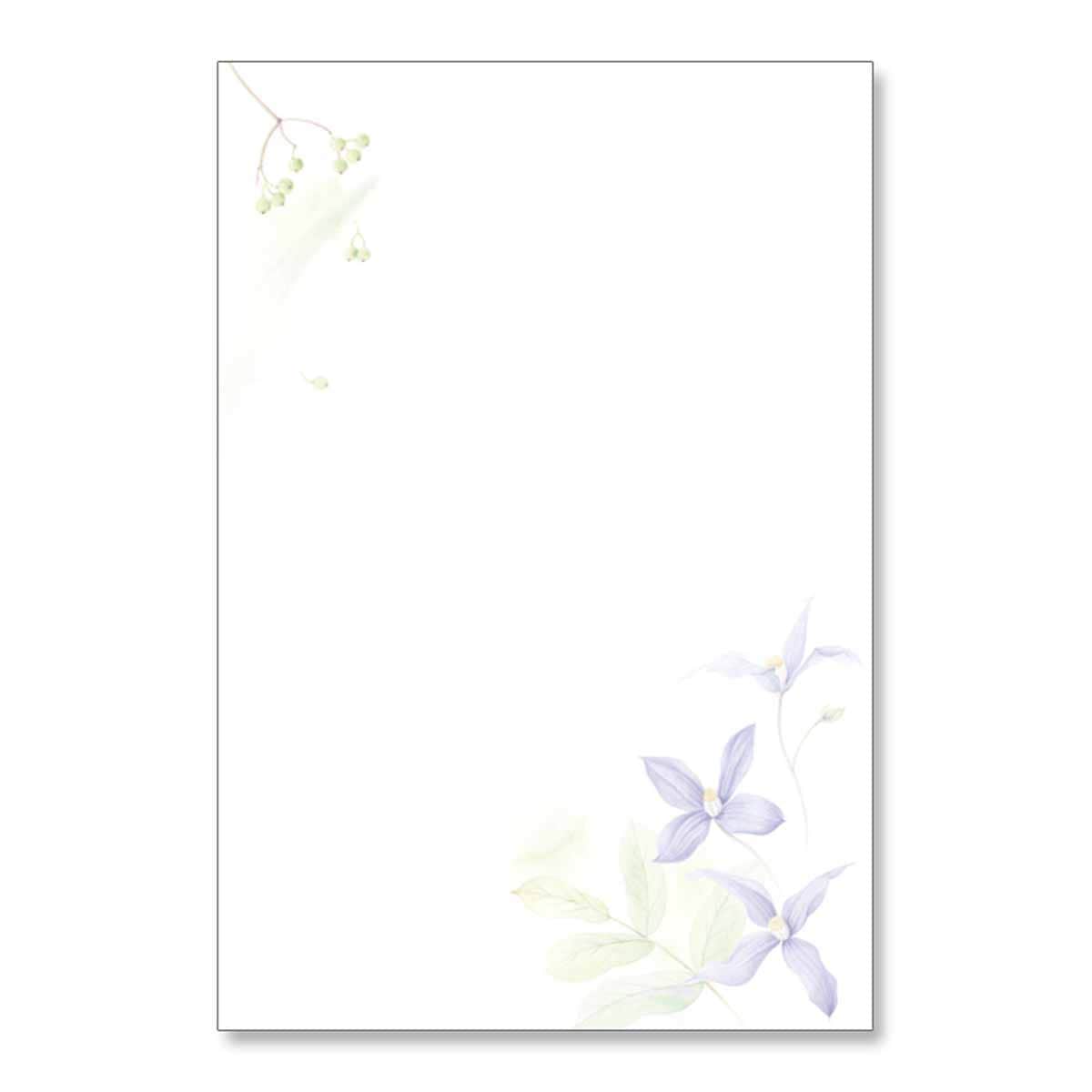 桔梗カード 喪中ハガキ 野の紫色｜mpc-038 | 手紙・カード,季節ハガキ,喪中はがき