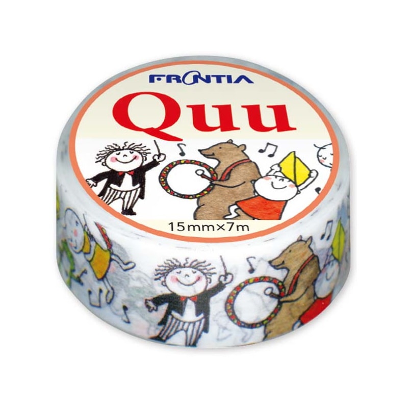 マスキングテープ　Quu 動物音楽隊｜msk-022