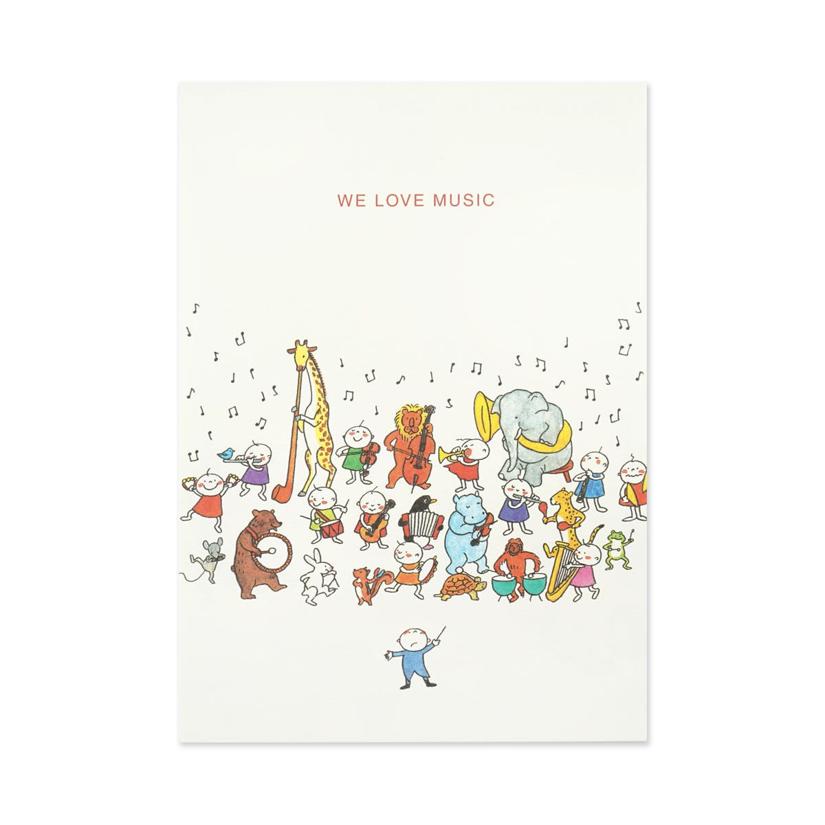 メモパッド　WE LOVE MUSIC｜wp-048