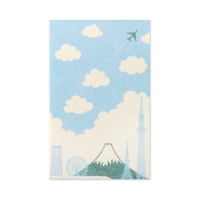 夏のポチ袋　空色のたより｜pch-192|ポチ袋|金封類・色紙類