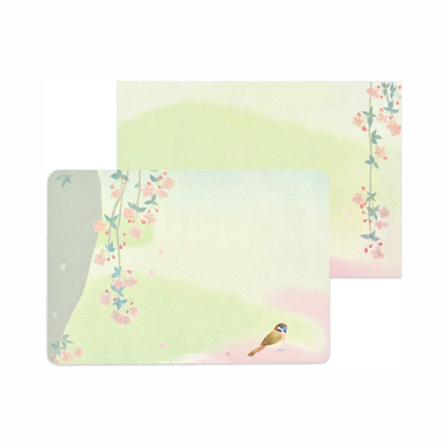 ミニレターセット　コラージュ糸桜｜mls-112