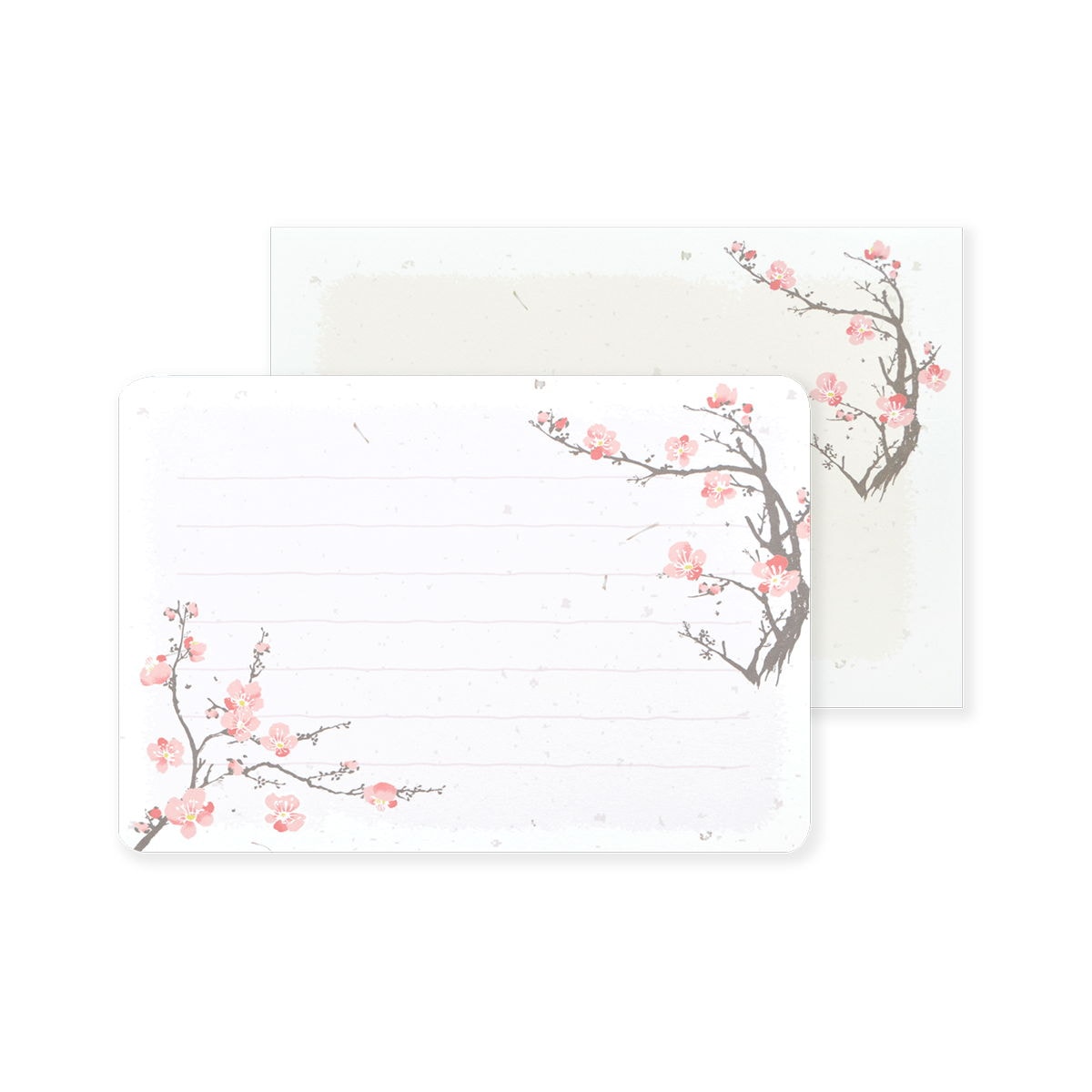 ミニレターセット 和 紅梅 Mls 131 手紙 カード ミニレターセット 冬 フロンティア公式オンラインショップ