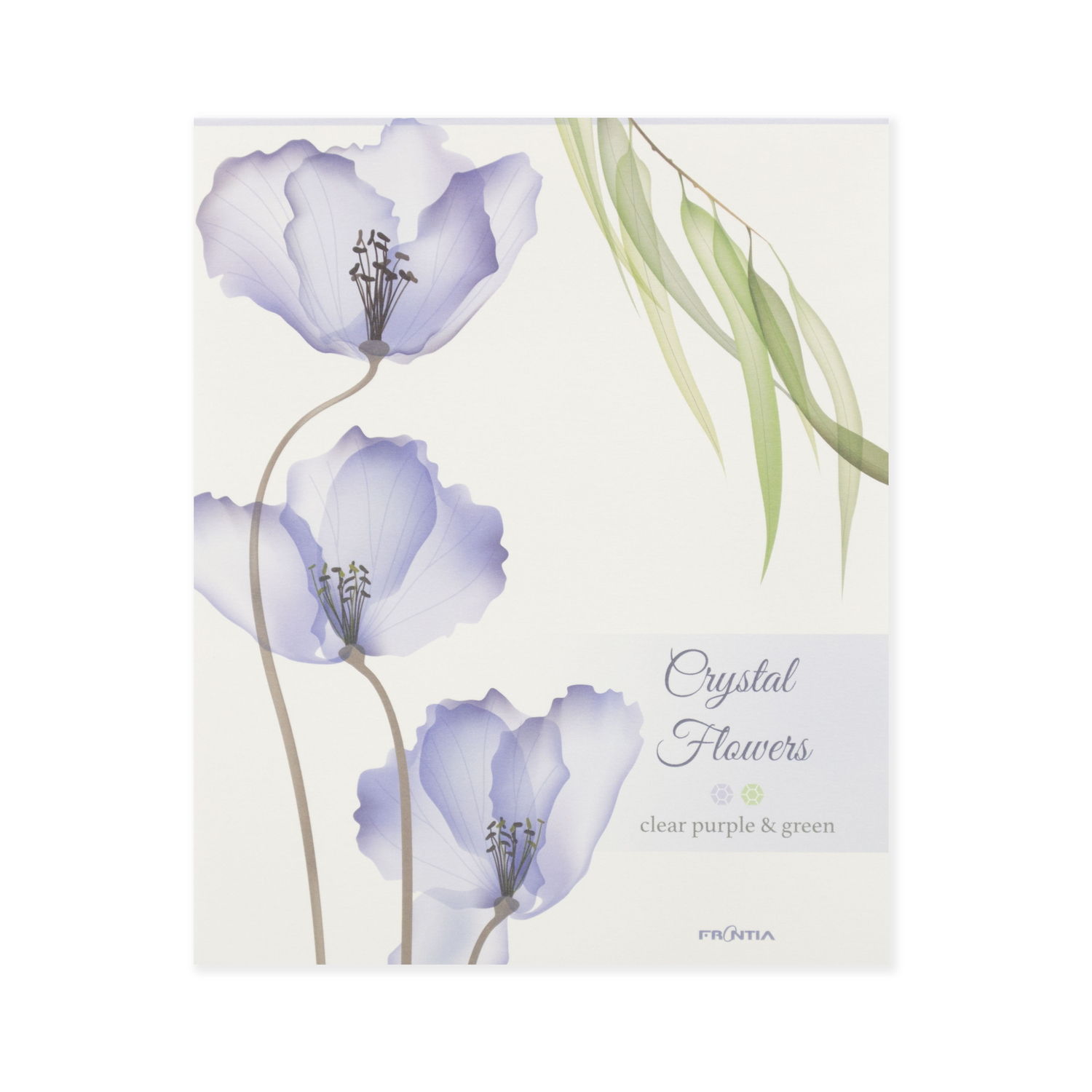 警視庁便箋 便箋 クリスタルフラワー ブルー｜pd-605 | 新商品 | フロンティア公式