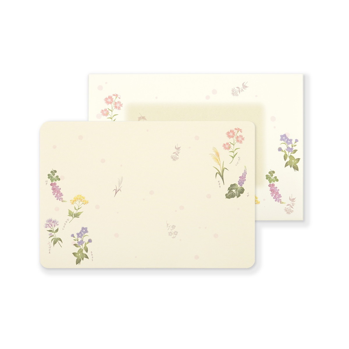 ミニレターセット なないろ ななくさ｜mls-077 | 手紙・カード