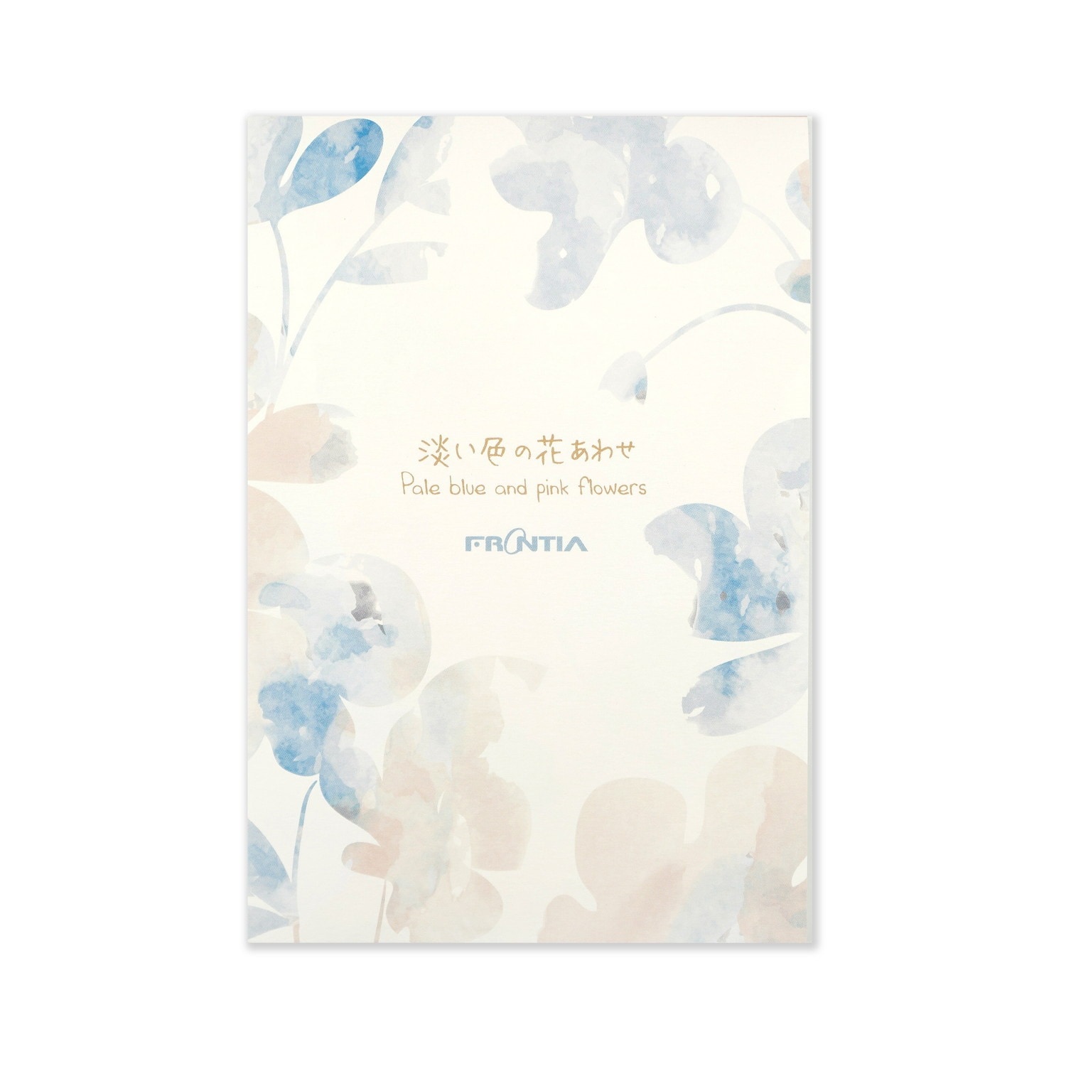 はがき箋　淡い色の花あわせ｜hgs-457