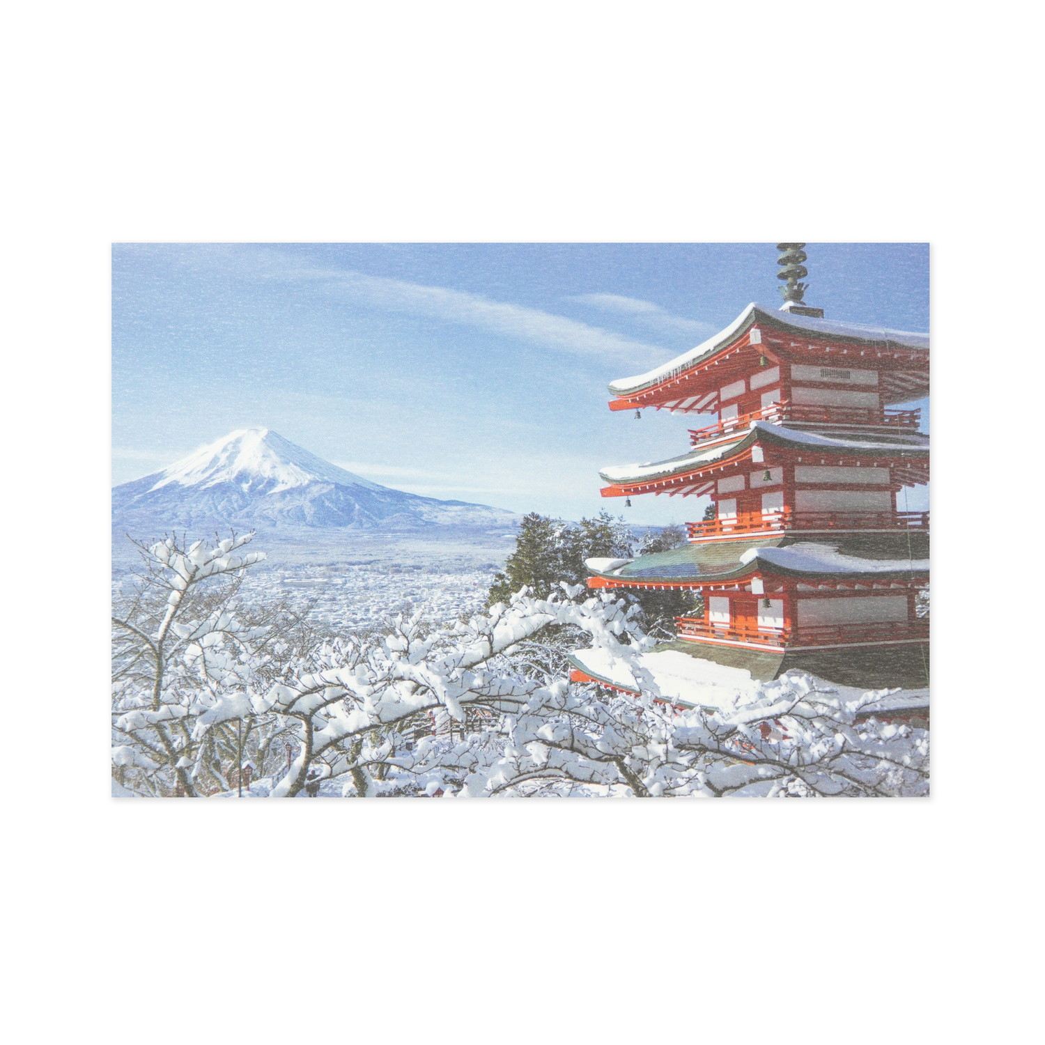 ポストカード　富士と五重塔｜pcr-123
